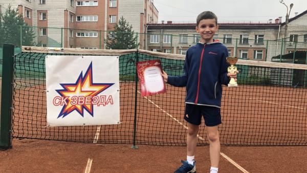 Юный теннисист из Архангельска стал призером соревнований в Рыбинске 