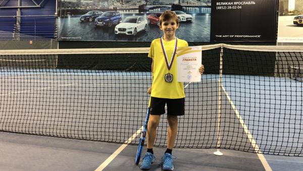Юный архангельский теннисист завоевал «серебро» на турнире в Ярославле
