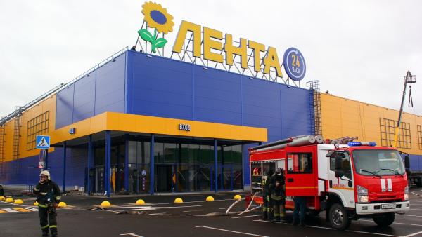 Гипермаркет «Лента» стал площадкой для масштабных учений в Архангельске