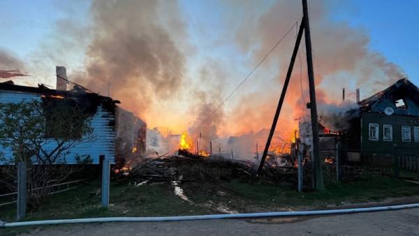 Пожары продолжают вспыхивать в Архангельской области