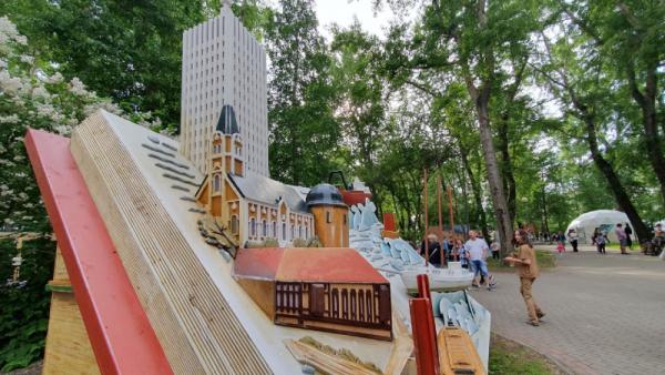 В Архангельске на фестивале «Белый июнь» открыли новый арт-объект