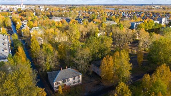 В «писательском» квартале Северодвинска начался снос домов под жилищную застройку