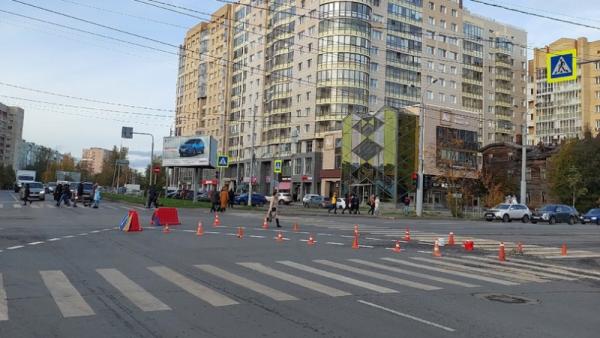 В Архангельске начали появляться диагональные пешеходные переходы