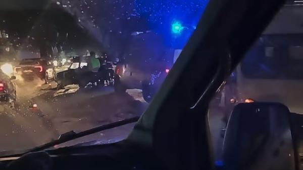 Под Северодвинском водителя зажало в автомобиле после жесткого ДТП