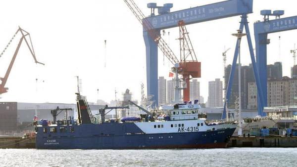 В Китае достроили рыболовецкое судно для Архангельской области