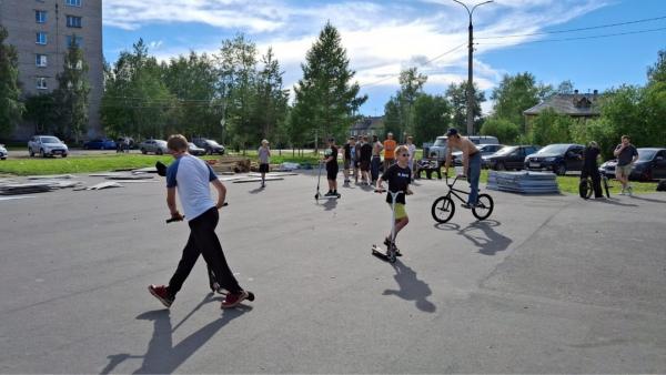 В Архангельске на Фактории начали обустраивать новый скейт-парк