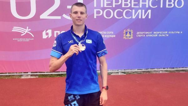 Легкоатлет из Архангельской области завоевал бронзу на национальном первенстве