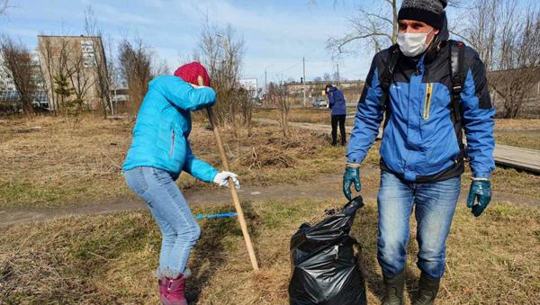 Сегодня в Архангельске началась большая весенняя уборка