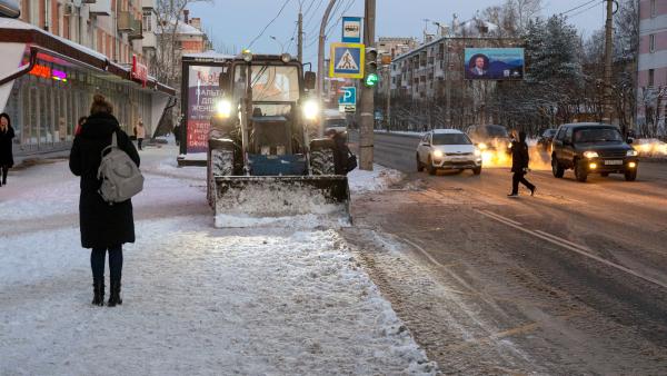 Подрядчик будет наказан за несвоевременную уборку дорог в Архангельске