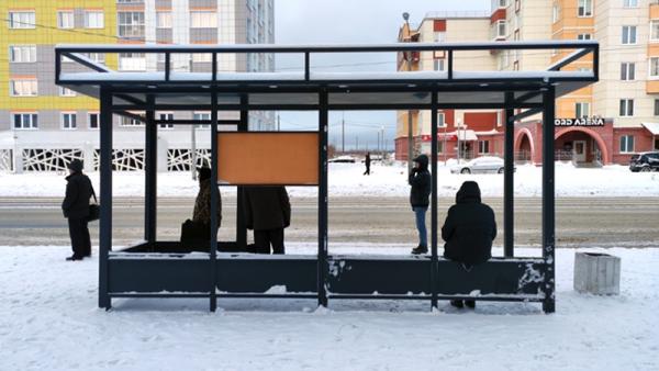 В Северодвинске вслед за Архангельском обновят автобусные остановки